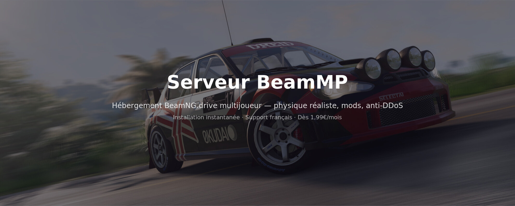 Hebergement BeamMP OneHeberge